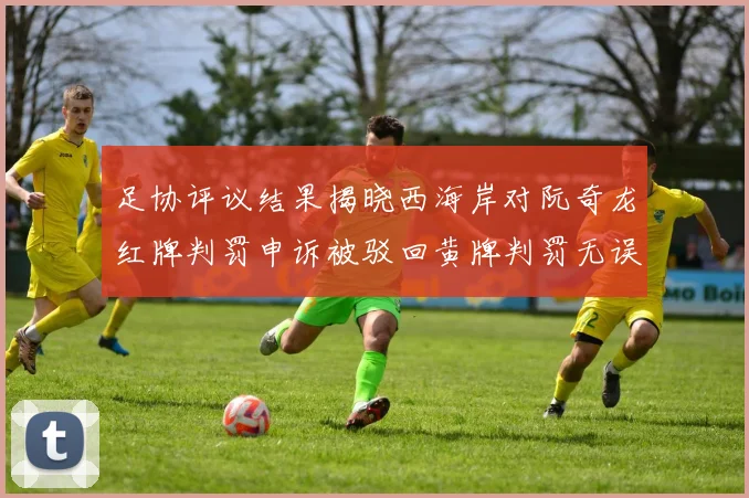 足协评议结果揭晓西海岸对阮奇龙红牌判罚申诉被驳回黄牌判罚无误